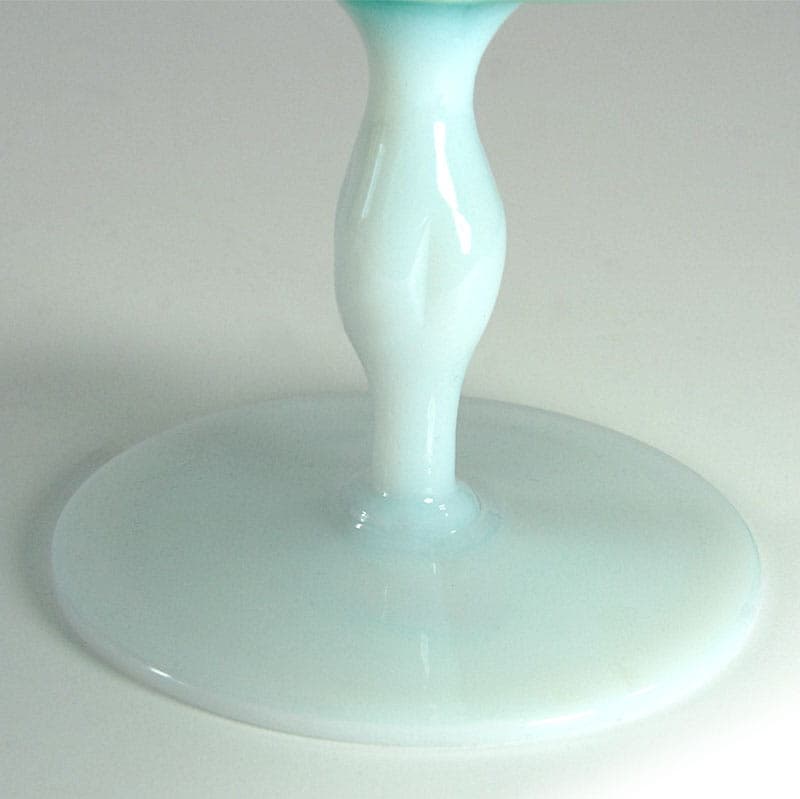 Glass Compote, Green, Empoli, Italy, 1970s. - 41464