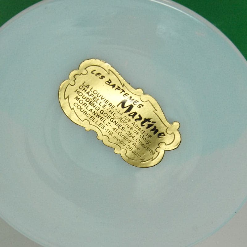 Glass Compote, Green, Empoli, Italy, 1970s. - 41470