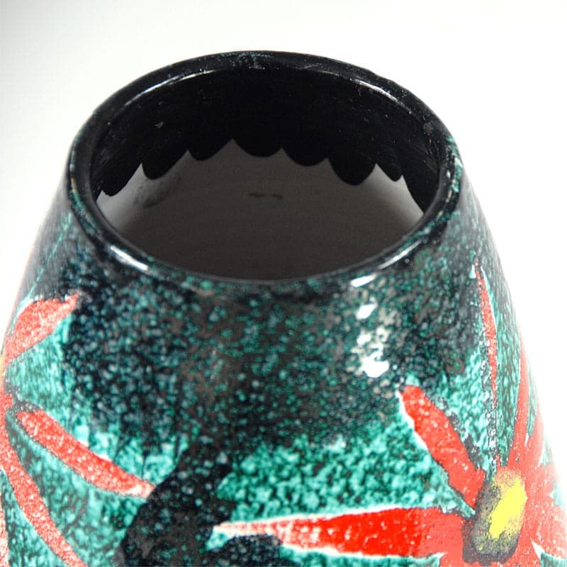 Wazon, multikolor, ceramika, Włochy, lata 60. - 41434