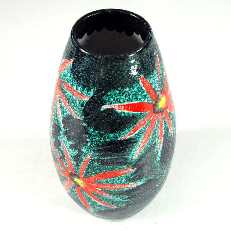 Wazon, multikolor, ceramika, Włochy, lata 60. - 41432