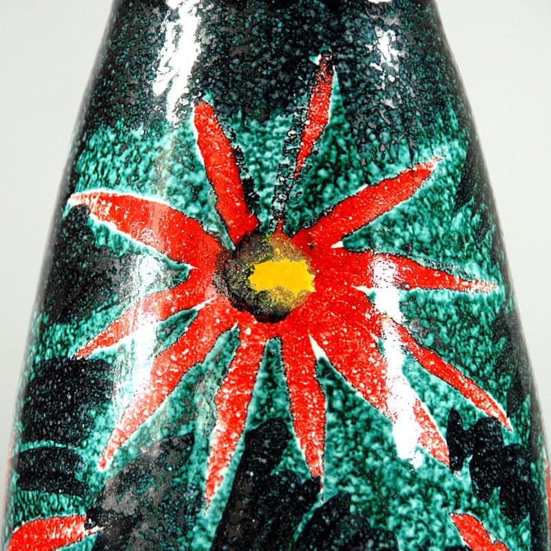 Wazon, multikolor, ceramika, Włochy, lata 60. - 41431