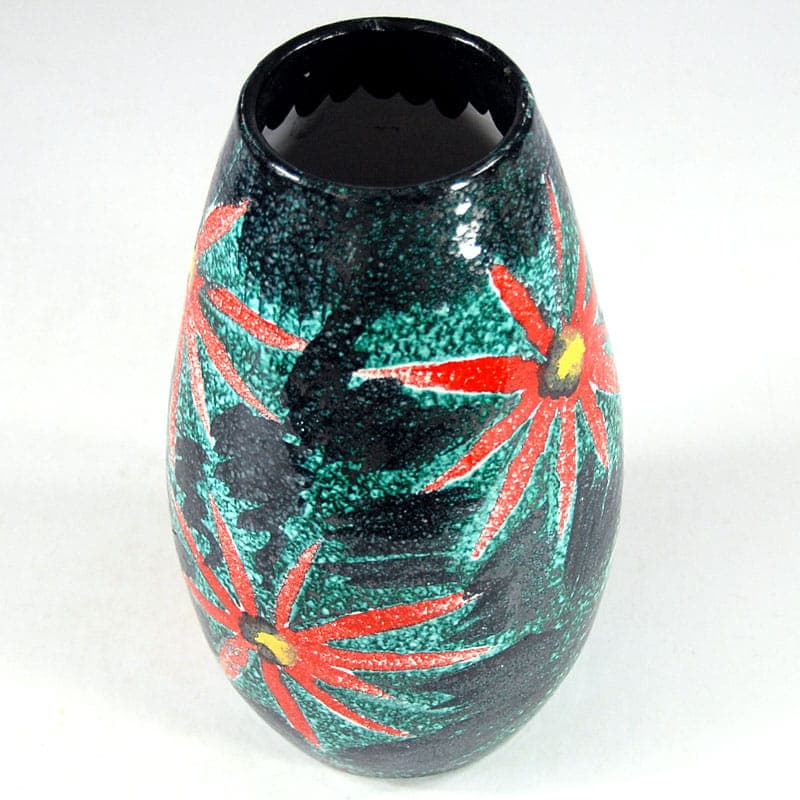 Wazon, multikolor, ceramika, Włochy, lata 60. - 41430