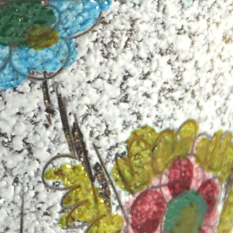 Wazon ceramiczny sgraffito, multikolor, Fratelli Fanciullacci, Włochy, lata 60. - 41423