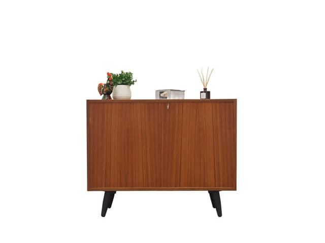 Szafka, mahoń ciemny, Szwecja, lata 70. - WYMIARY