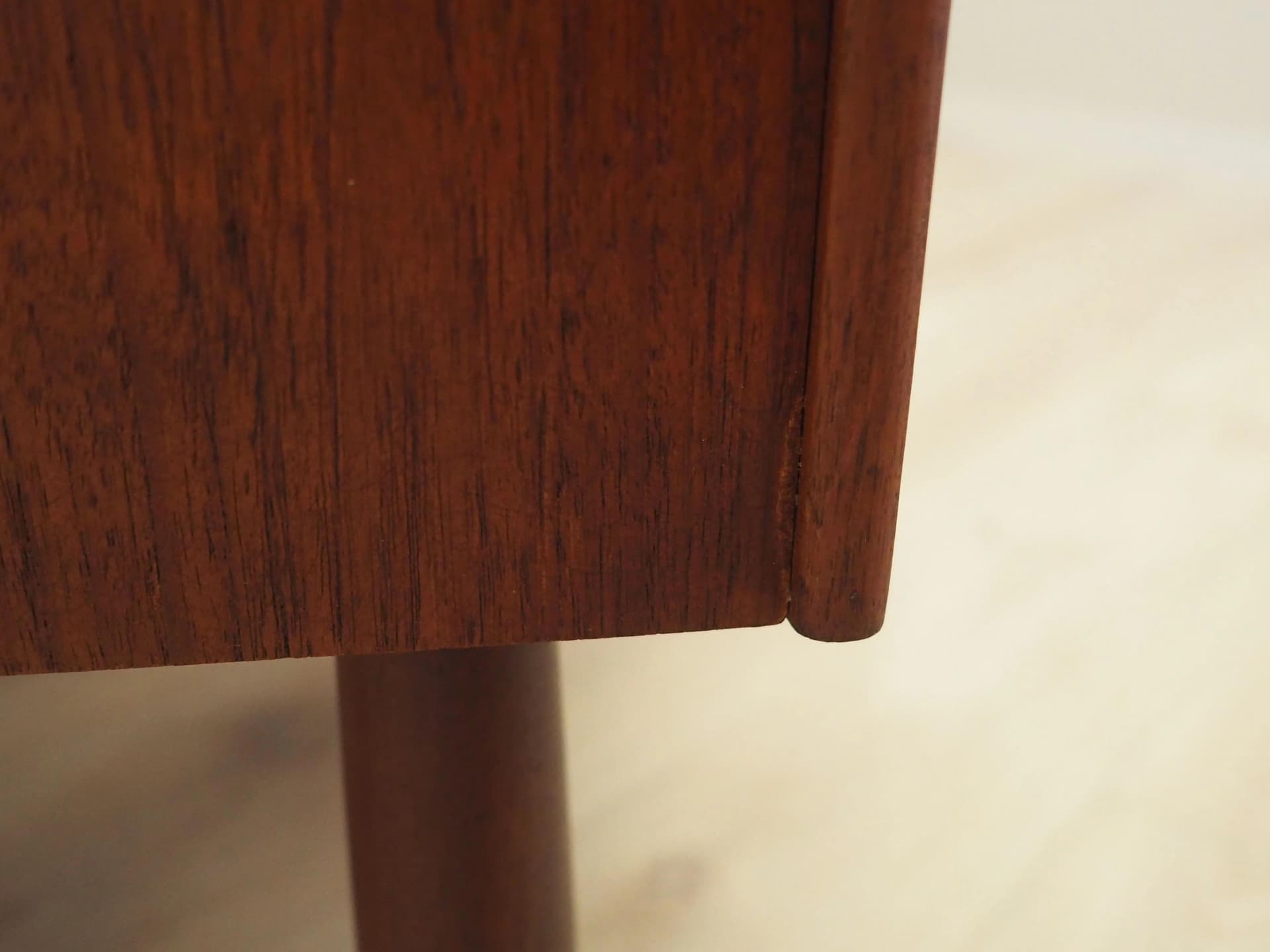 Children’s bed, brown teak, Denmark, 1970s. - 42624