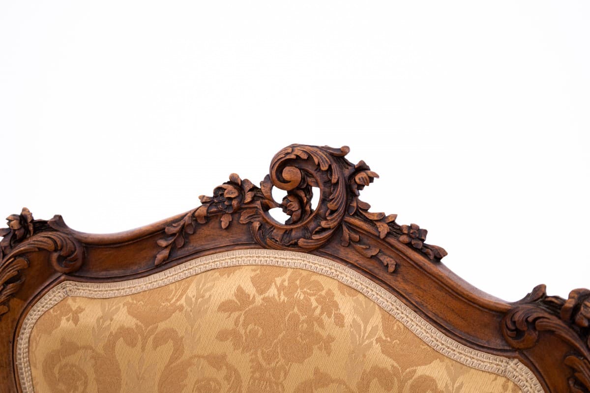 Złote krzesło rokoko, Francja, lata 90. XIX wieku - 47304