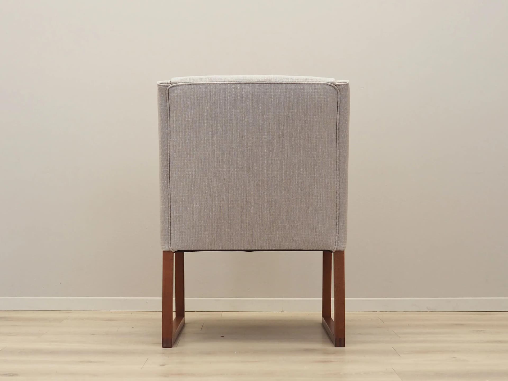 Armchair, beige, teak, by B. Mogensen, Fredericia, Denmark, 1970s. - 42605