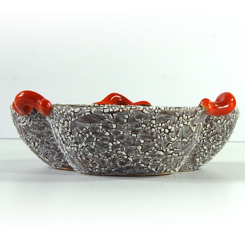 Dish, grey ceramic, Italy, 1930s. - 41381