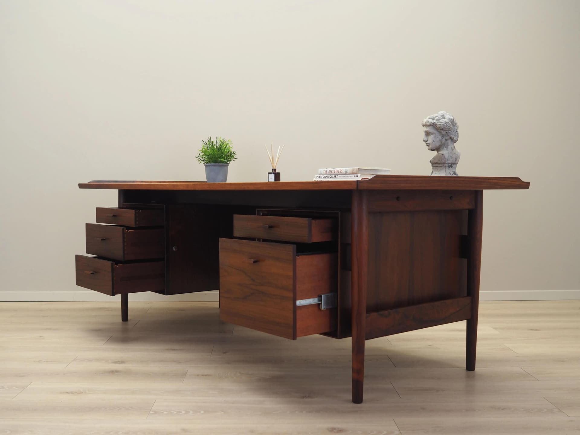 Desk, brown rosewood, by A. Vodder, for Sibast, Denmark, 1960s - 42563
