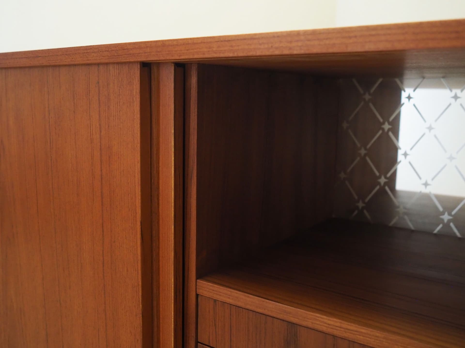 Sideboard, tek, pomarańczowy, Dania, lata 70. - 50872