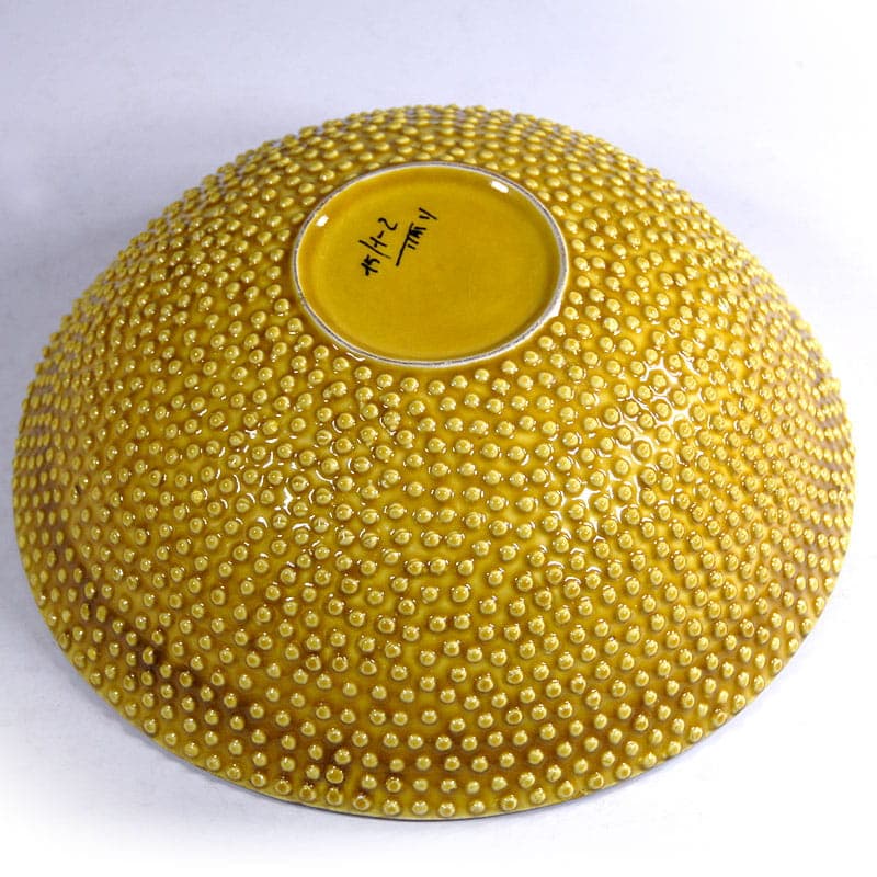 Ceramic bowl, yellow, Italy, 1970s. - 41363
