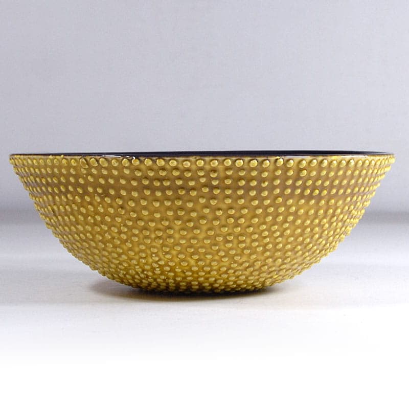 Ceramic bowl, yellow, Italy, 1970s. - 41359