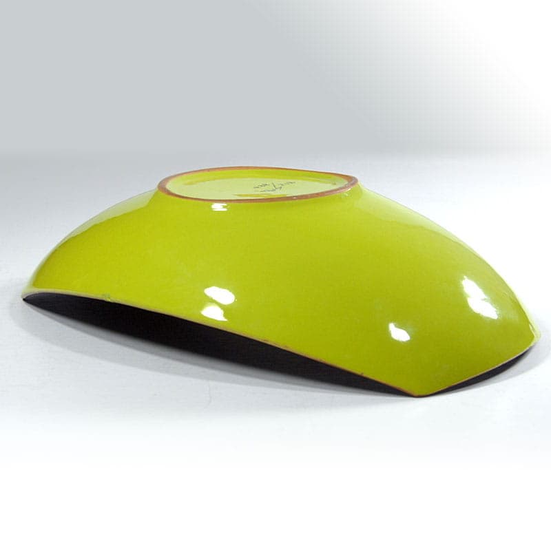 Centerpiece, green ceramic, Italy, 1960s. - 41355