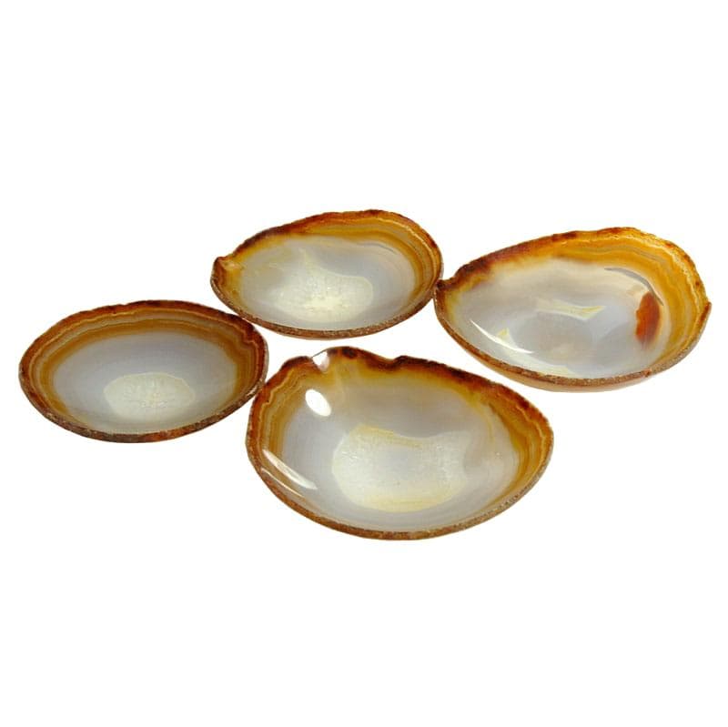 Set of bowls, beige agate, 1960s