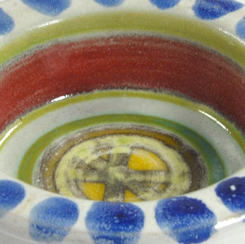 Miseczka, ceramika multikolor, proj. G. Desimone, Włochy, lata 60. - 41338
