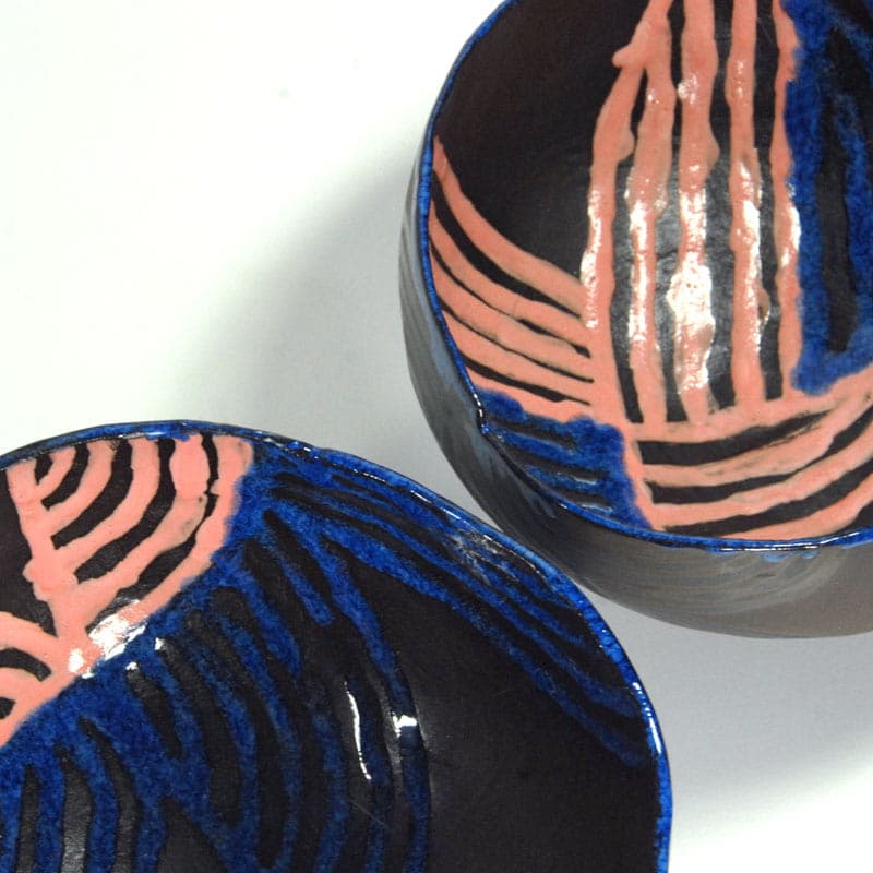 Para misek autorskich, ceramika multikolor, proj. J. Wysocka-Panasiewicz, Polska, XXI w. - 41318