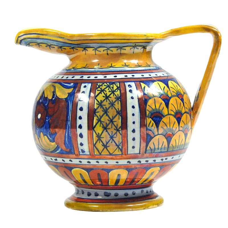 Jug, Gualdo Tadino, multicolour, ceramics, Italy, 1960s.