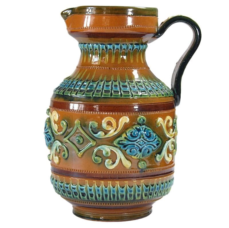 Dzban Nuovo Rinascimento, multicolor, ceramika, Włochy, lata 60.