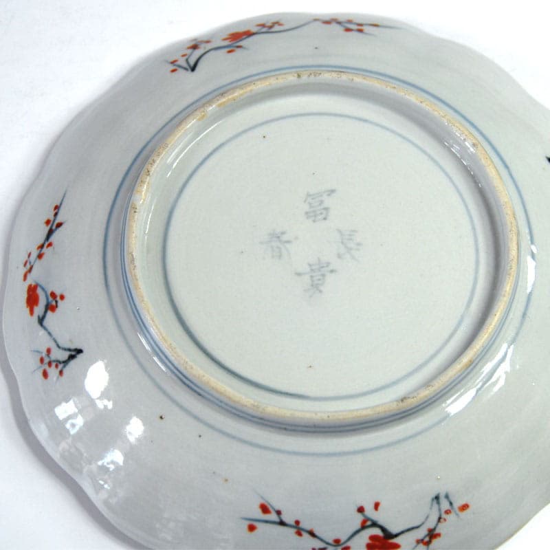 Patera Imari, multikolor, fajans, Japonia, przełom XIX/XX w. - 41243