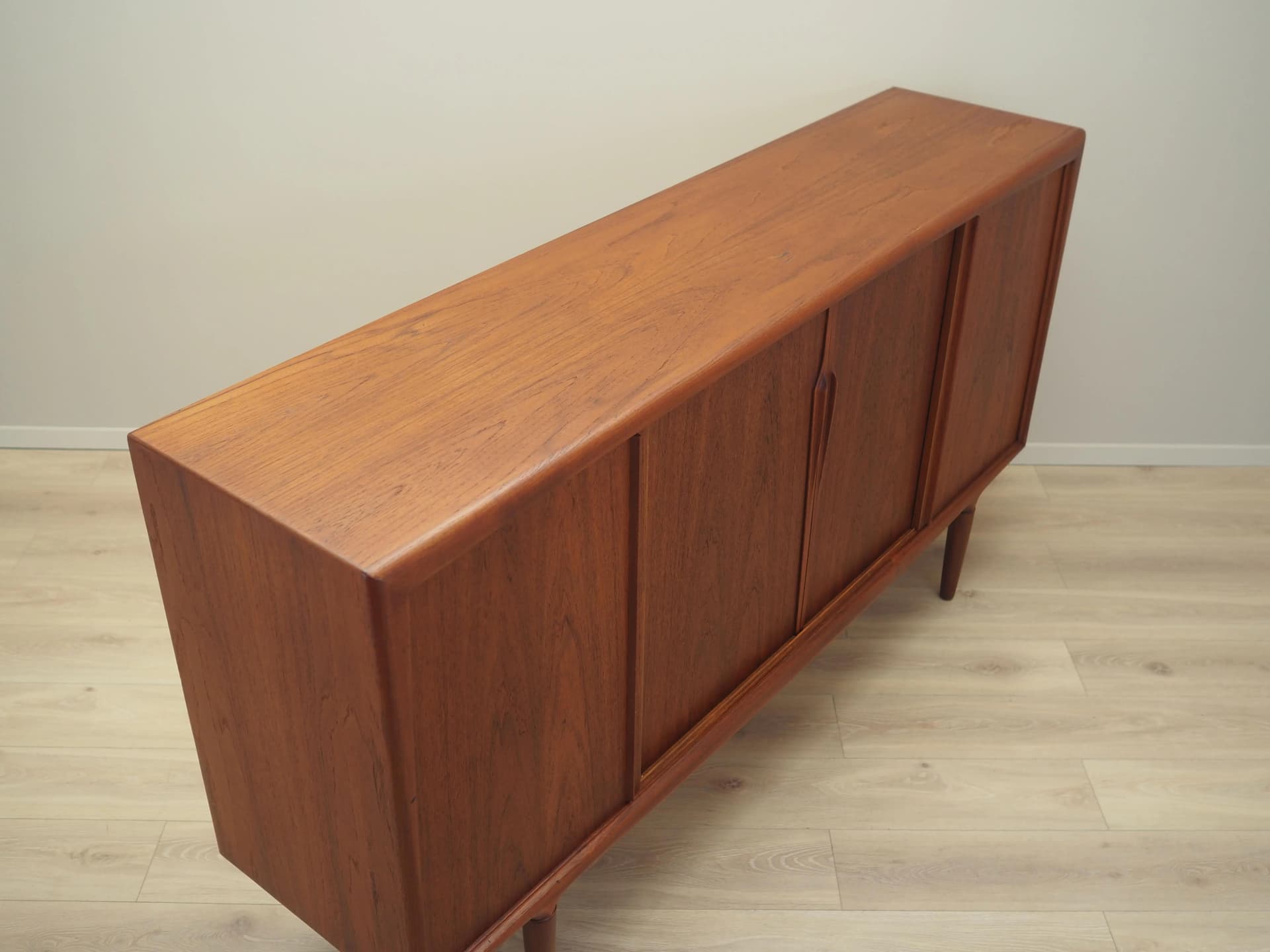 Highboard, teak brązowy, Omann Jun, Dania, lata 60. - 42477