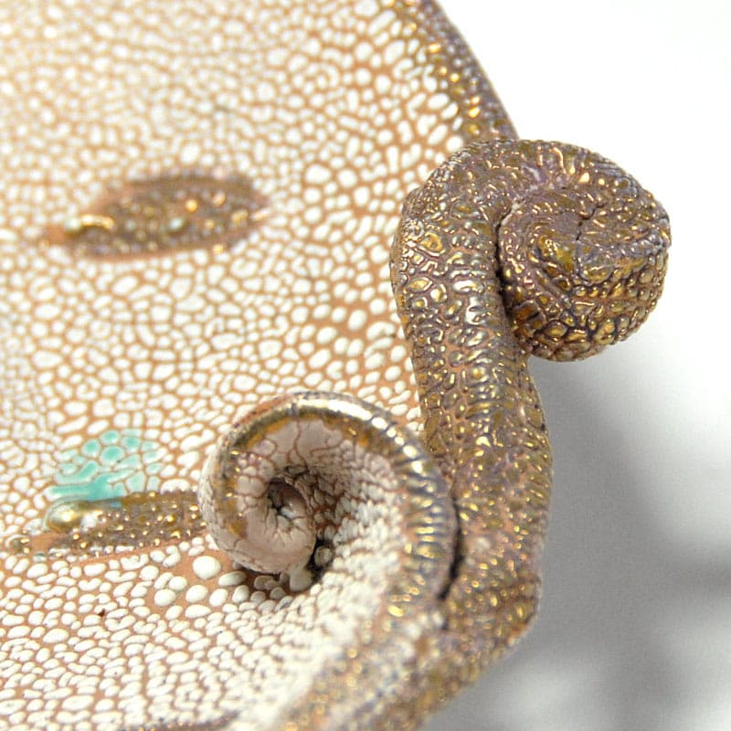 Centerpiece, beige ceramic, Italy, 1960s. - 41209