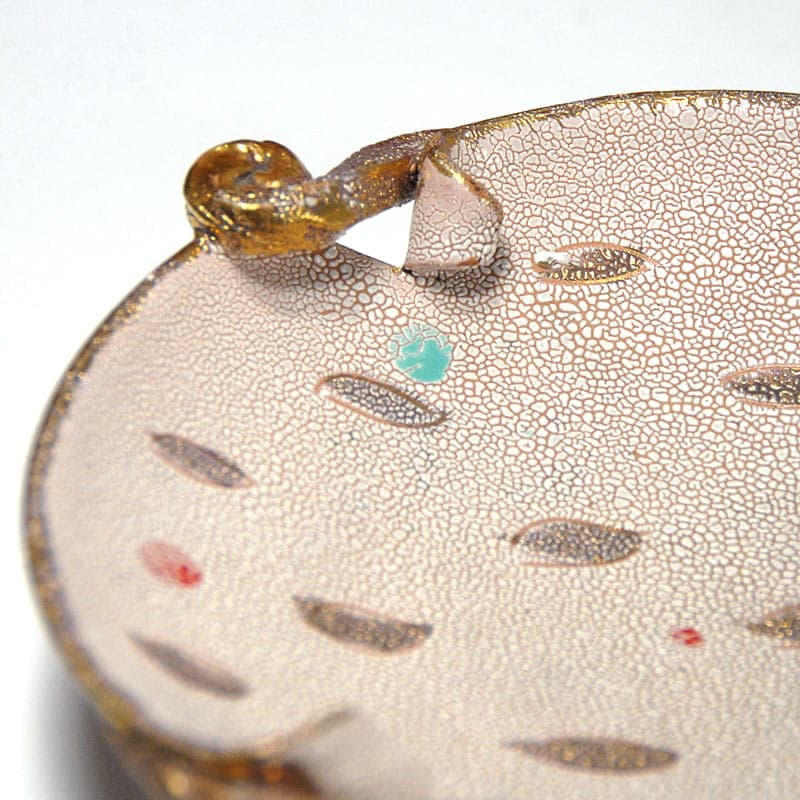 Centerpiece, beige ceramic, Italy, 1960s. - 41205