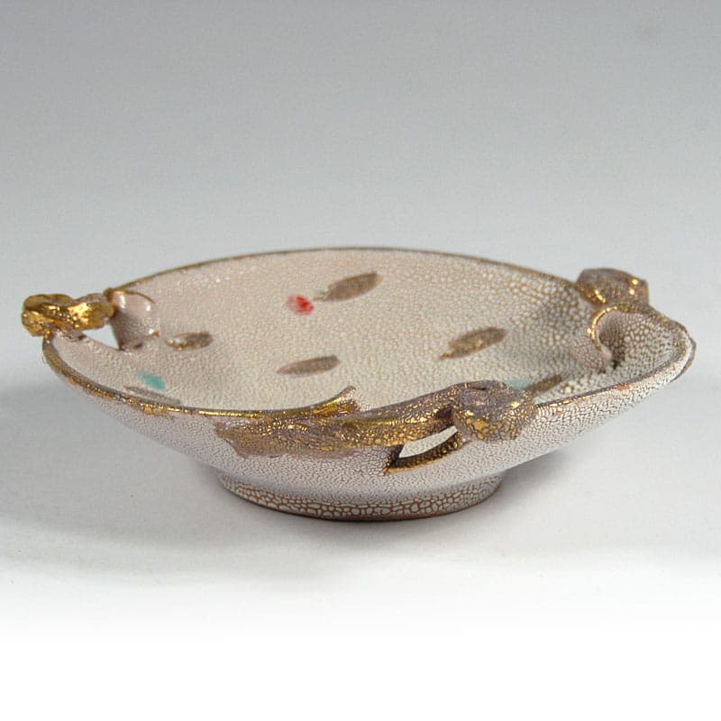 Centerpiece, beige ceramic, Italy, 1960s. - 41204