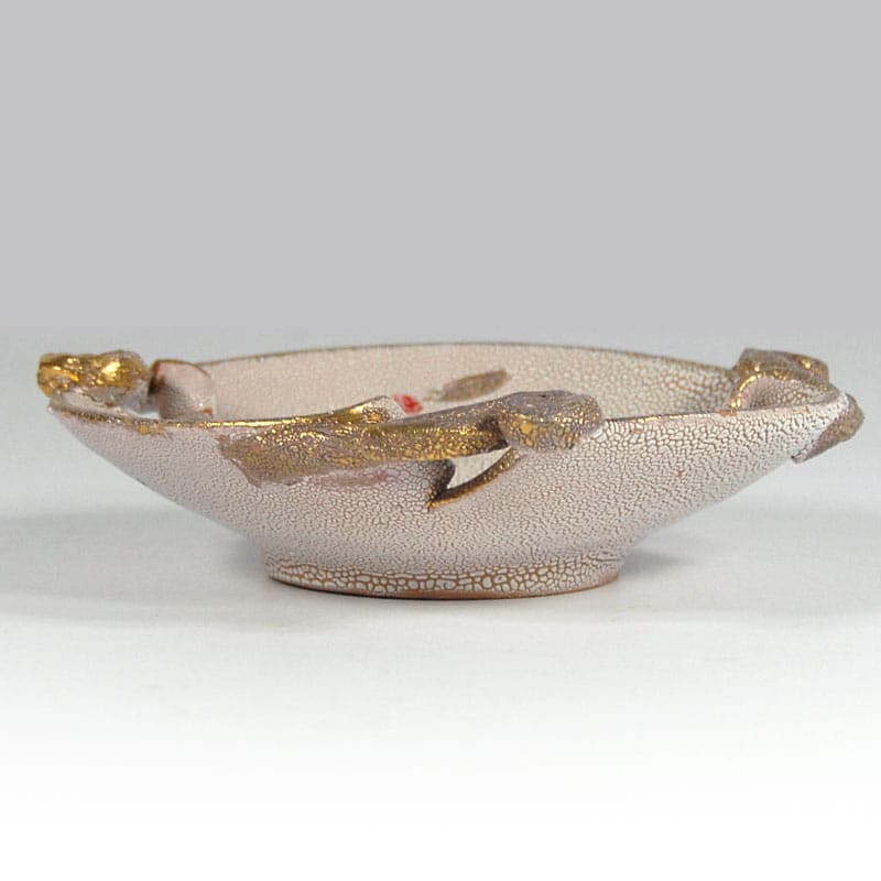 Centerpiece, beige ceramic, Italy, 1960s. - 41206
