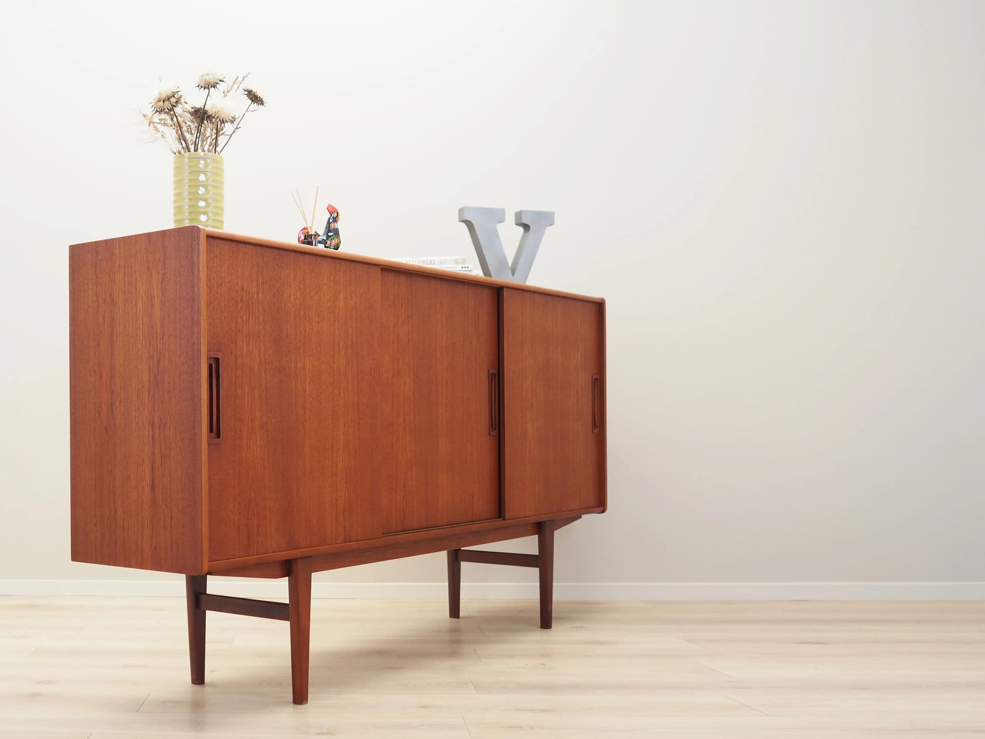 Highboard, teak brązowy, Dania, lata 60. - 42400