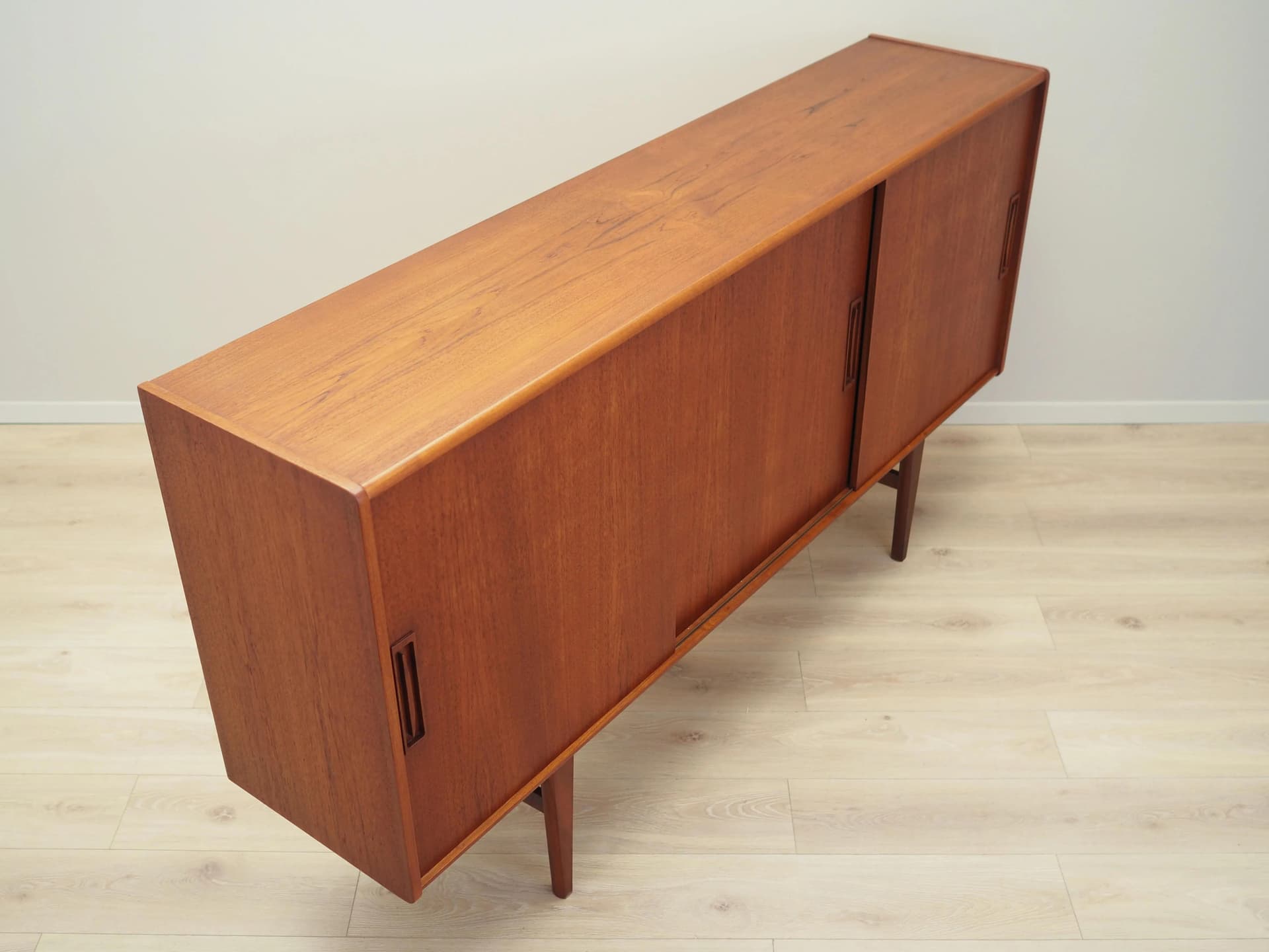 Highboard, teak brązowy, Dania, lata 60. - 42401