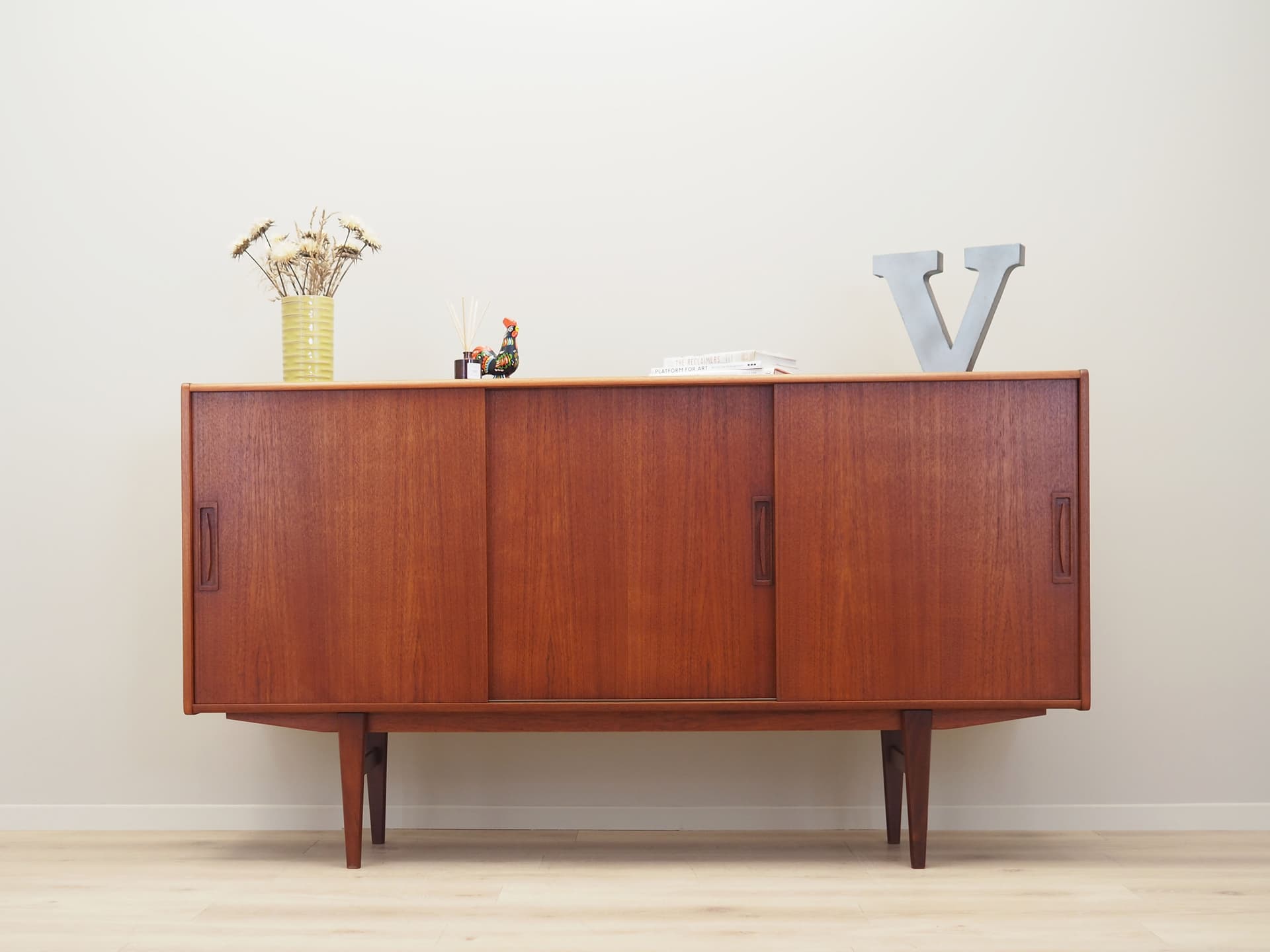 Highboard, teak brązowy, Dania, lata 60. - 51603