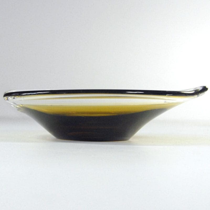 Glass bowl, yellow, Denmark, 1960s. - 42175