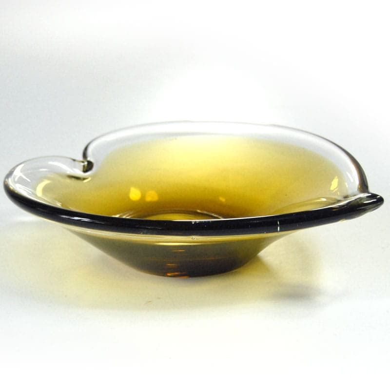 Glass bowl, yellow, Denmark, 1960s. - 42179