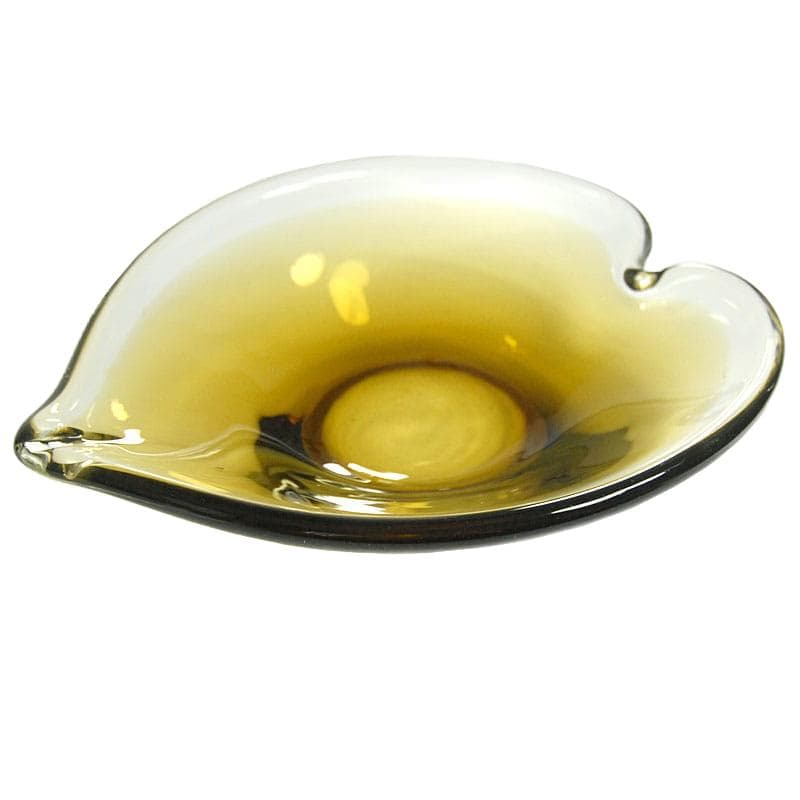 Glass bowl, yellow, Denmark, 1960s.