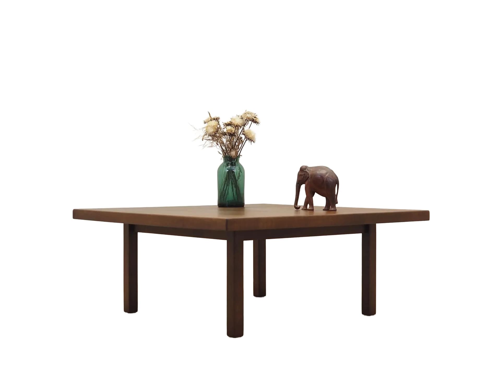 Ława, dąb brązowy, proj. H. J. Wegner, Getama, Dania, lata 60.