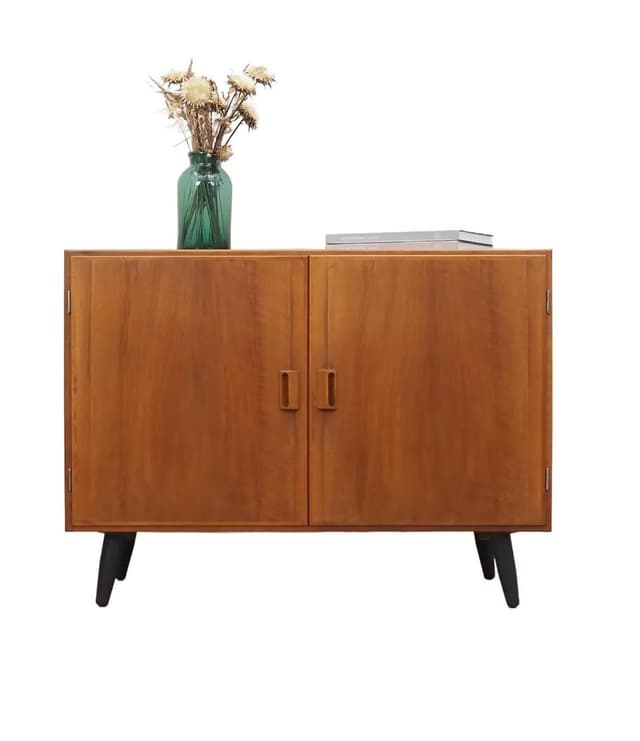 Szafka, orzech, proj. B. Mogensen, Dania, lata 60. - WYMIARY