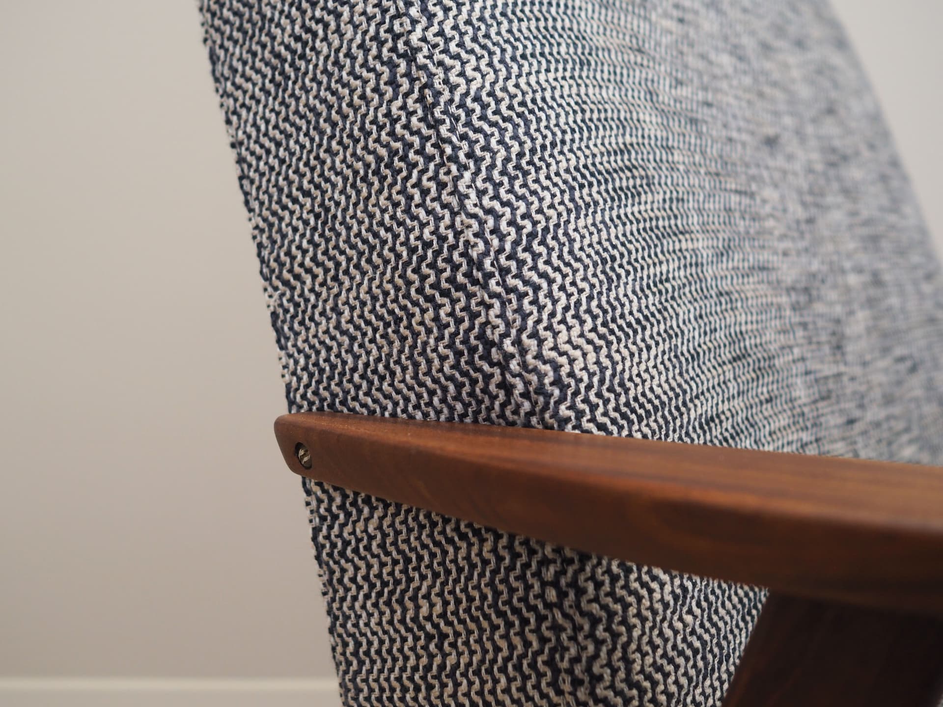 Armchair, grey mahogany, Denmark, 1960s. - 51583