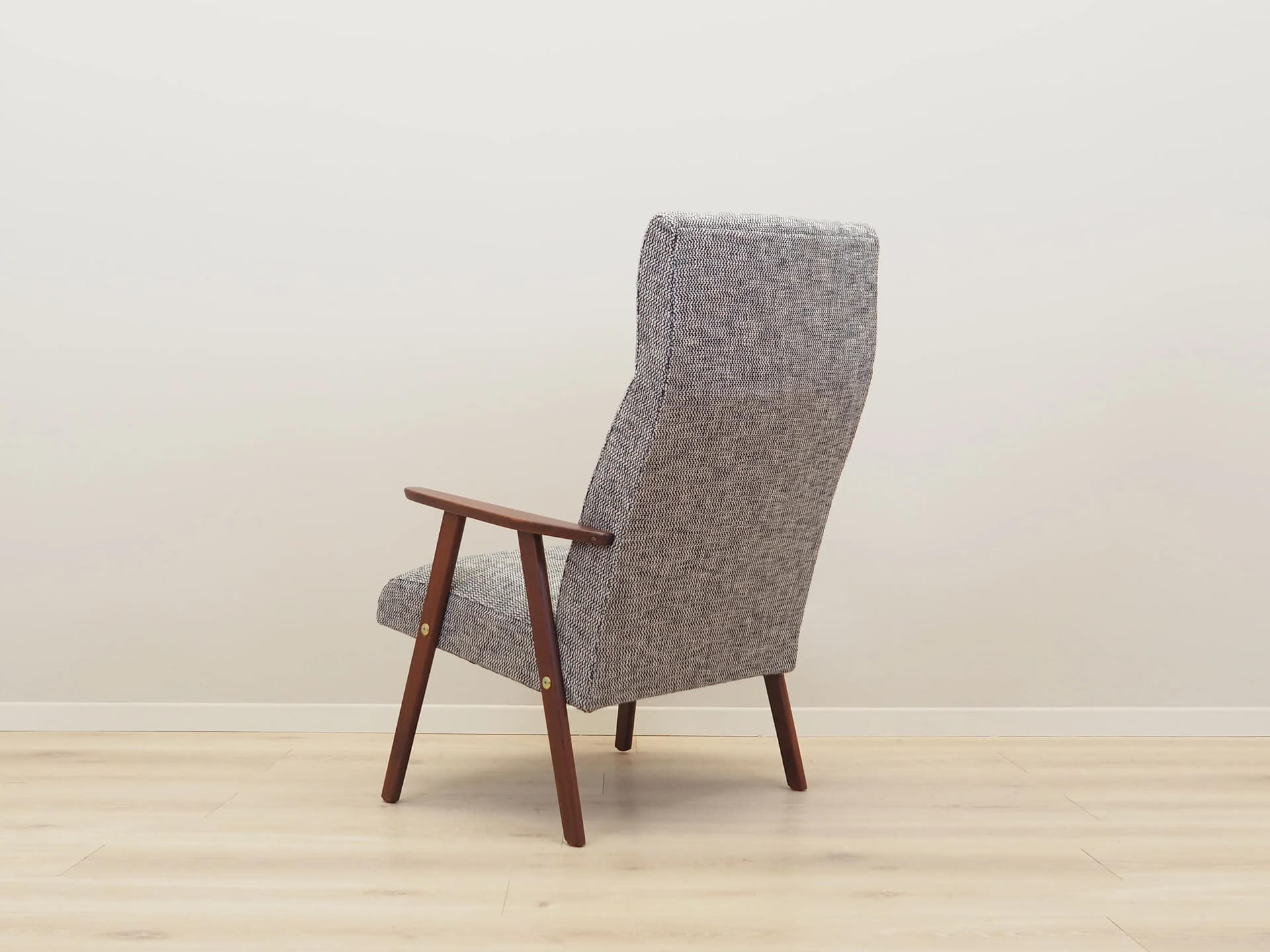 Armchair, grey mahogany, Denmark, 1960s. - 42329