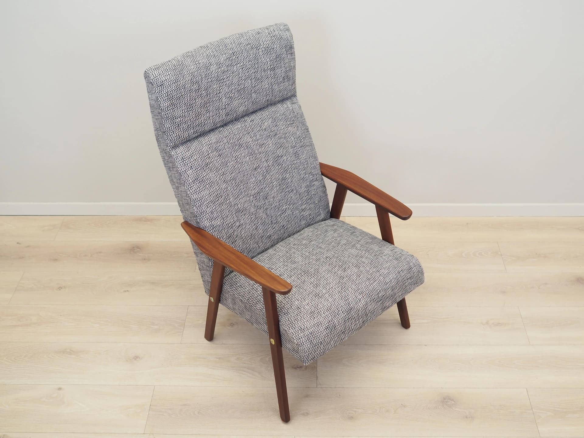 Armchair, grey mahogany, Denmark, 1960s. - 42334