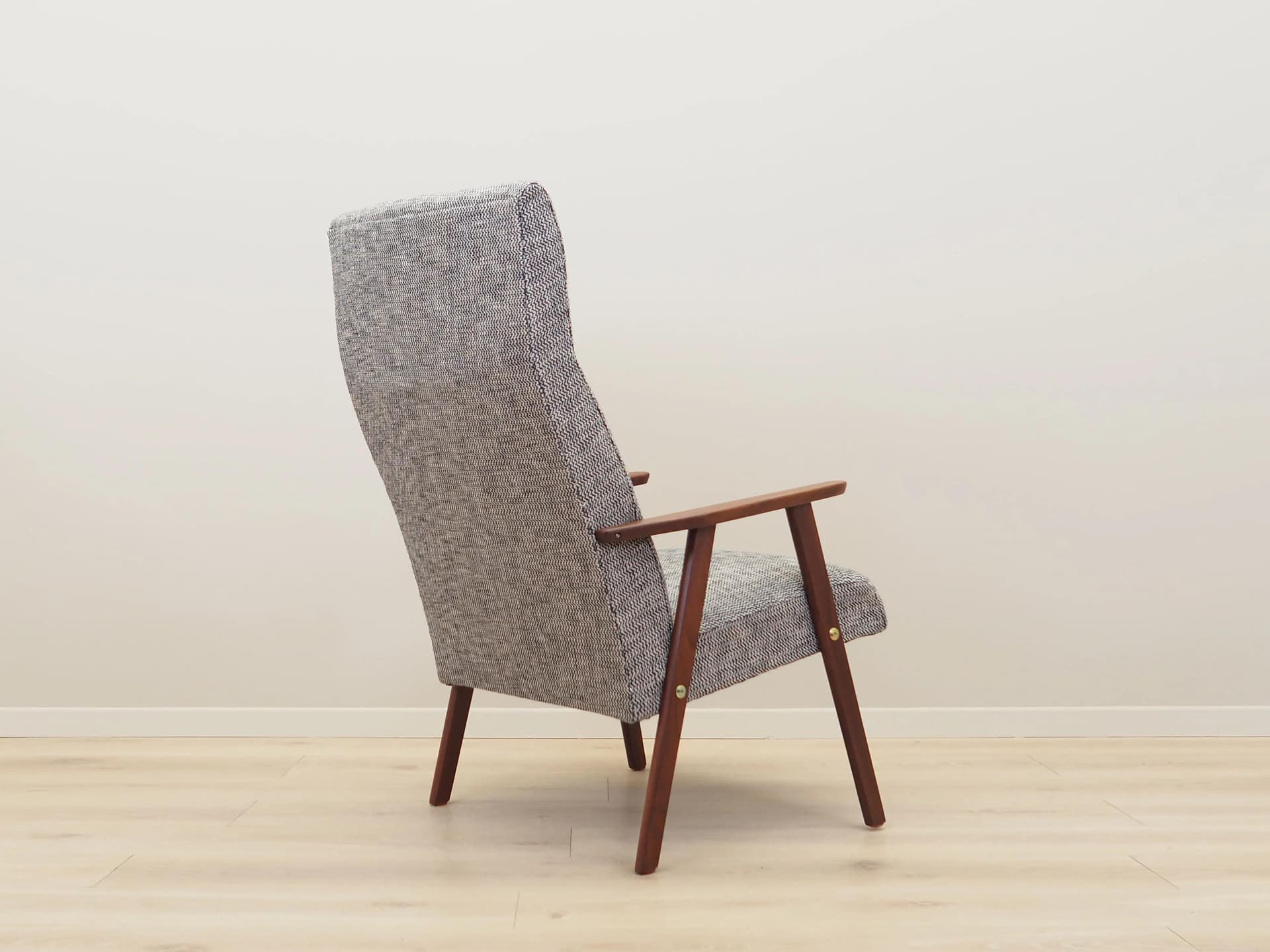 Armchair, grey mahogany, Denmark, 1960s. - 42328