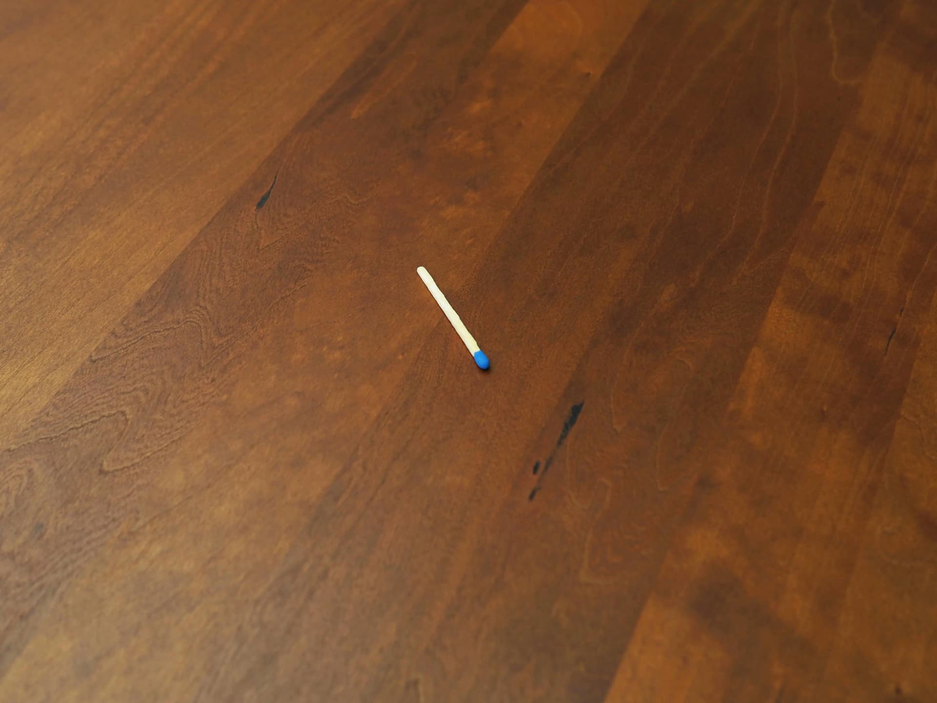 Dining table, dark brown cherry wood, Denmark, 1970s - 42309