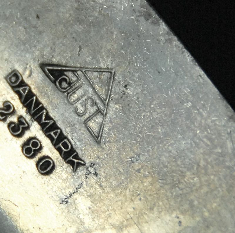 Decorative set, silver metal, by J. Andersen, Denmark, 1930s. - 42111