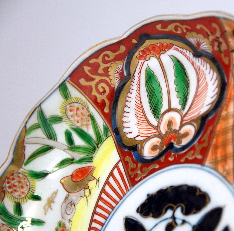 Imari Dish, multicolor, ceramics, Japan, late 19th/early 20th c. - 42103