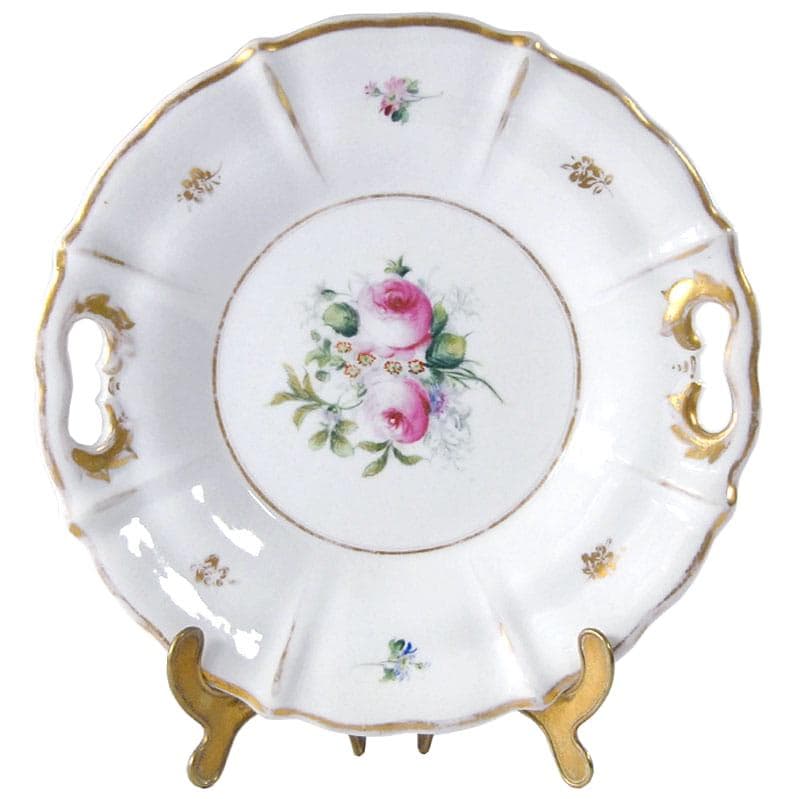 Centerpiece dish, ivory white porcelain, Bing & Grondahl, Denmark, 19th c.