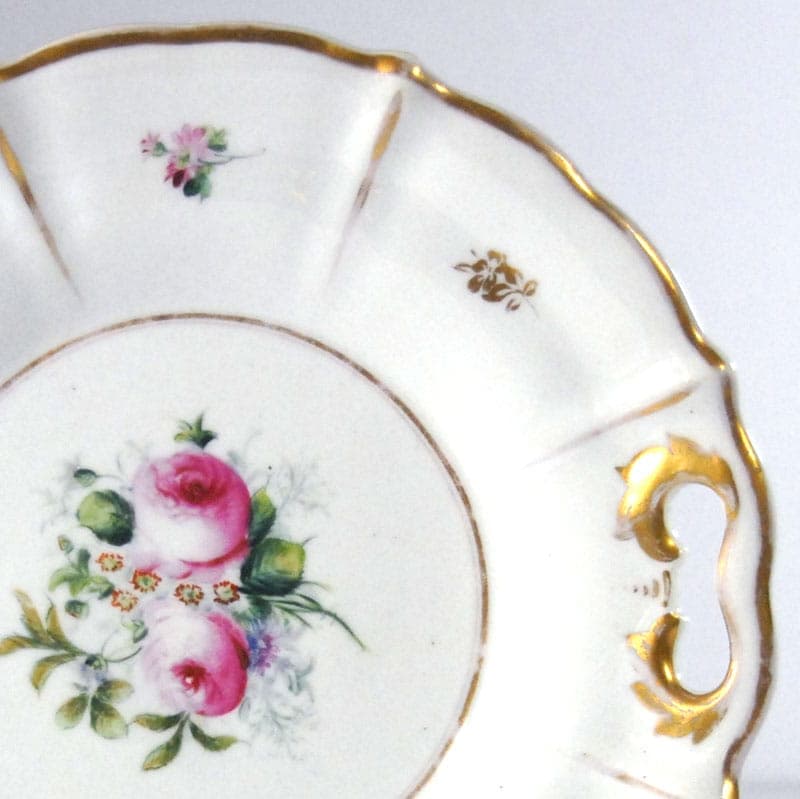 Centerpiece dish, ivory white porcelain, Bing & Grondahl, Denmark, 19th c. - 42078