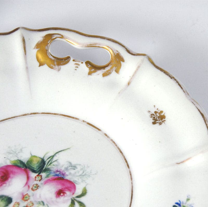 Centerpiece dish, ivory white porcelain, Bing & Grondahl, Denmark, 19th c. - 42081