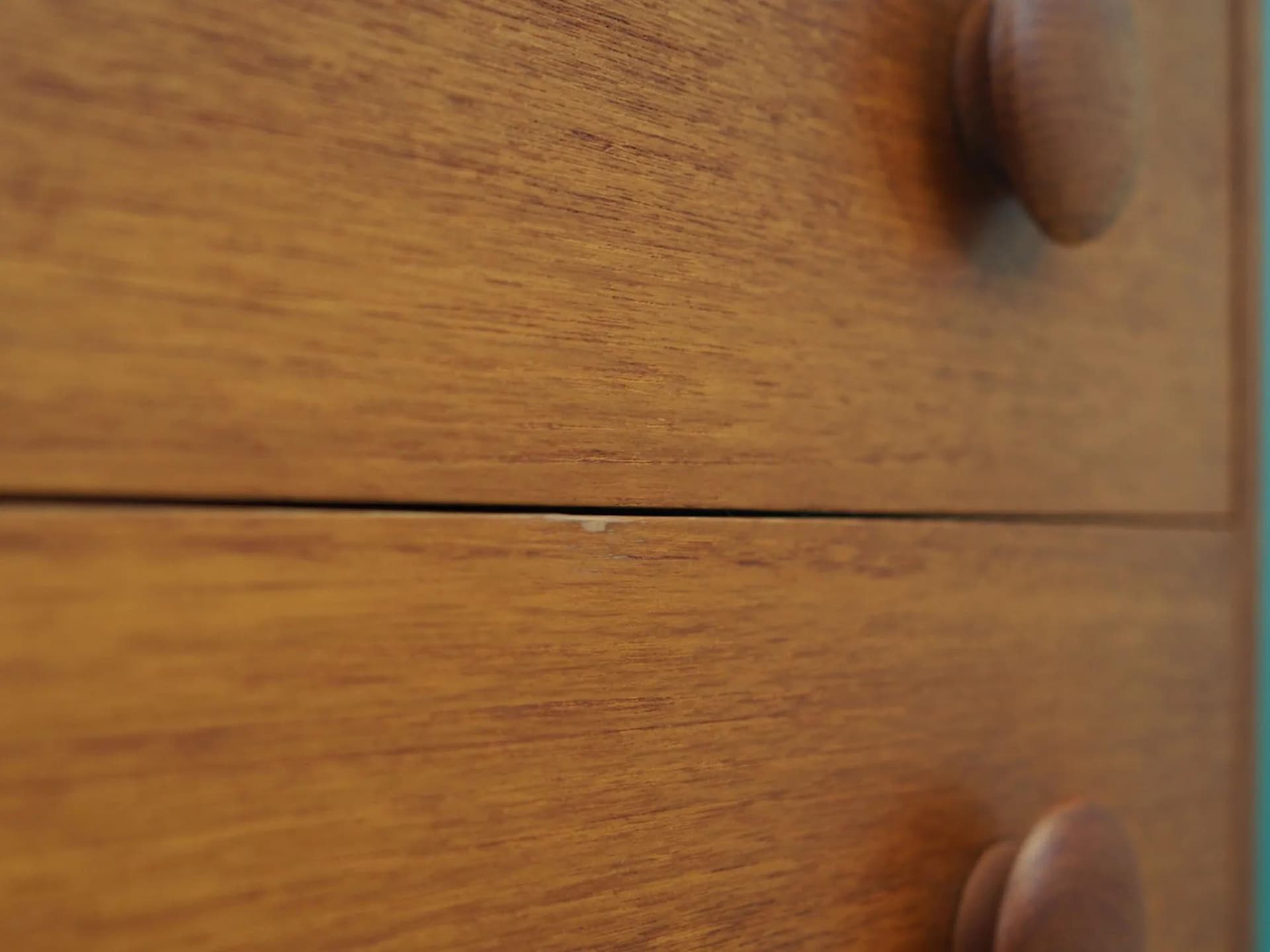 Chest of drawers, mid-century modern, brown, teak, Denmark, 1960s. - 42212