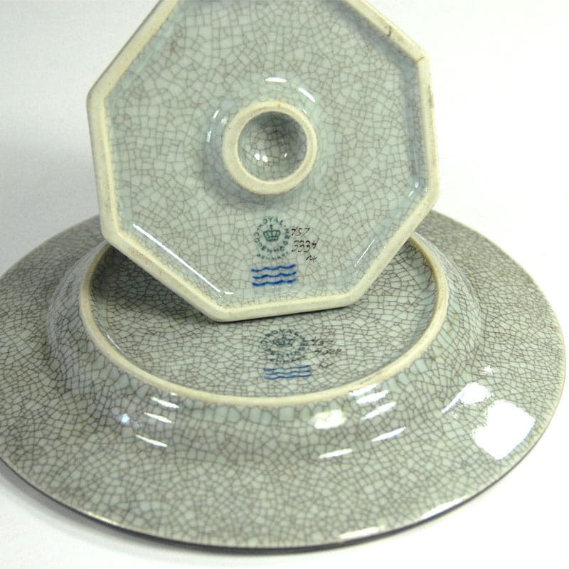 Table set, Royal Copenhagen, green porcelain, Denmark, 1950s. - 42024