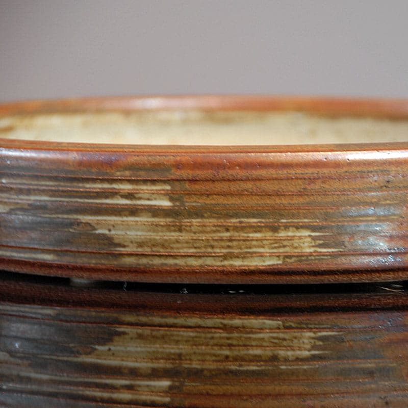 Ceramic Platter, brown, by J. Mogensen, Denmark, 1960s. - 42005