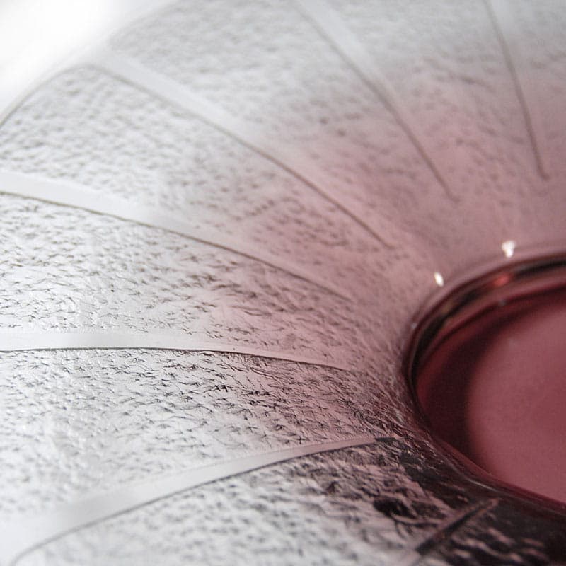 Art Deco centerpiece, violet glass, by C. Schneider, France, 1930s. - 41980